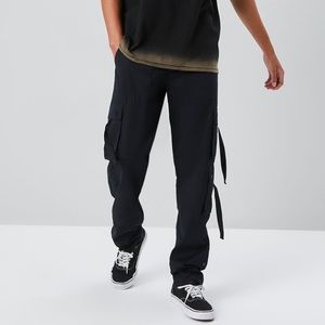 Cargo straight pants